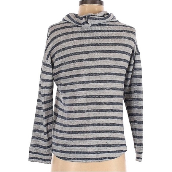 db Sundays Blue White Striped Lightweight Sweatshirt.size -M - Picture 5 of 5